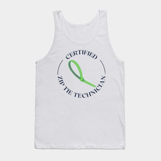 Certified Zip Tie Technician Tank Top